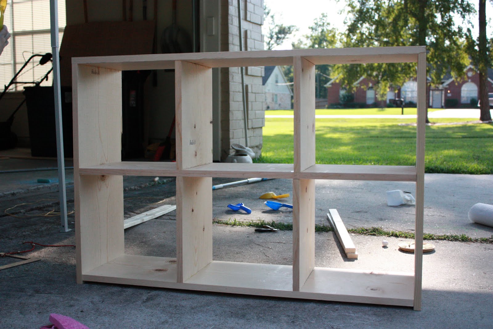 cube shelf plans